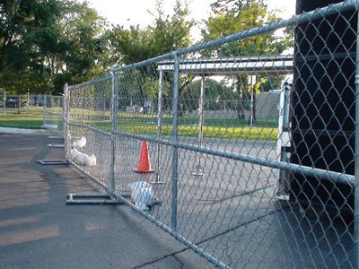 Chain Link Temporary Fencing